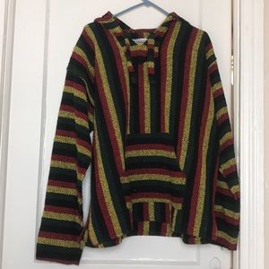 Hooded Rasta Drug Rug - lightly worn